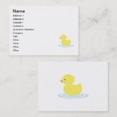 ベビーアヒル漫画 名刺 (正面/裏面)