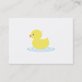 ベビーアヒル漫画 名刺 (裏面)