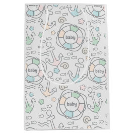 ベビーアホイ航海のベビー抱き枕 ミディアムペーパーバッグ