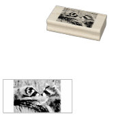 ベビーアライグマのゴム印 ラバースタンプ (押印)