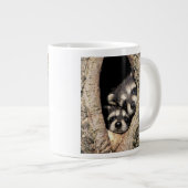 ベビーアライグマ木腔プロキオン ジャンボコーヒーマグカップ (正面右)