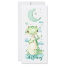 ベビーアリゲーターの水の色のブックマーパーソナライズされたク