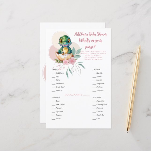 ベビーアリゲーターハッチフローラ財布遊び (正面/裏面インサイチュ)