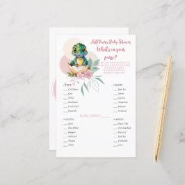 ベビーアリゲーターハッチフローラ財布遊び