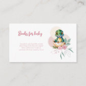 ベビーアリゲーターハッチングフローラブックベビー エンクロージャーカード (正面)