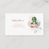 ベビーアリゲーターハッチングフローラ表示シャワー エンクロージャーカード (正面)
