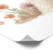 ベビーアルパカガールアートプリント ポスター (角)