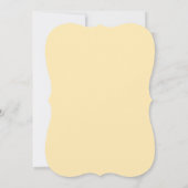 ベビーアルファベットABCイエロー ブルー ベビーシャワー 招待状 (裏面)