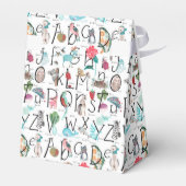 ベビーアルファベットABCベビーシャワー招待状 フェイバーボックス (裏面サイド)