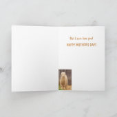 ベビーアンゴラヤギ母の日 カード (内部)