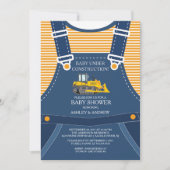 ベビーアンダー建築ベビーシャワー招待状 招待状 (正面)