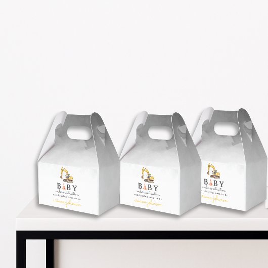 ベビーアンダー建築ボーイベビーシャワー フェイバーボックス