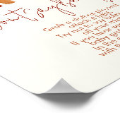 ベビーアース音望遠の水色の虹と言わない ポスター (角)