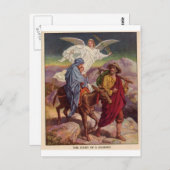 ベビーイエスがエジプトに行く途中 ポストカード (正面/裏面)