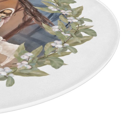 ベビーイエスがマンガー出生の切断板に カッティングボード (角)