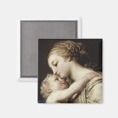 ベビーイエスとマリア マグネット (正面/裏面)