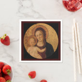 ベビーイエスとメリーアンダーアンドアーチ スタンダードカクテルナプキン (インサイチュ)