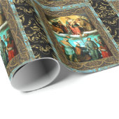 ベビーイエスクリスエレガントマスホリデー ラッピングペーパー (ロールコーナー)