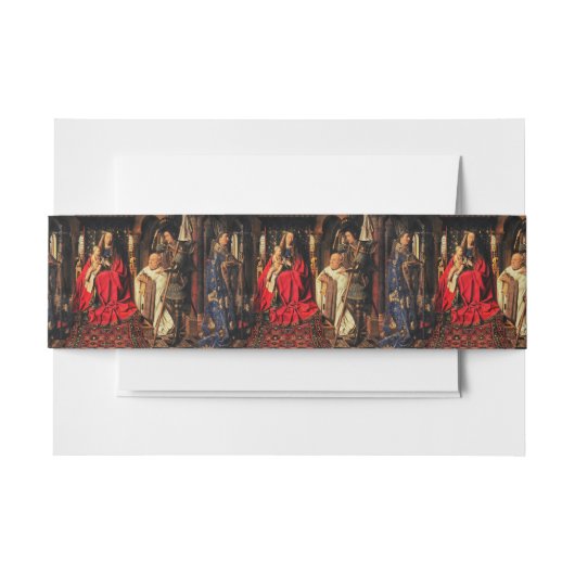 ベビーイエスタッチドーブ 招待状ベリーバンド (正面例)