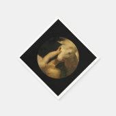 ベビーイエスタッチラム顔 スタンダードカクテルナプキン (角)