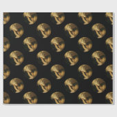 ベビーイエスタッチラム顔 ラッピングペーパー (フラット)