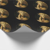 ベビーイエスタッチラム顔 ラッピングペーパー (角)