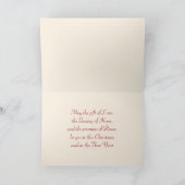 ベビーイエスプレラファエリートクリスマスカード シーズンカード (内部)