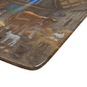 ベビーイエスマンガーホーリーナイトクリスマス出生 カッティングボード (角)