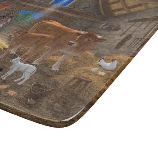 ベビーイエスマンガーホーリーナイトクリスマス出生 カッティングボード (角)