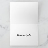 ベビーイエスマンガーホーリーナイトクリスマス出生 カード (内部)