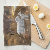 ベビーイエスマンガーホーリーナイトクリスマス出生 キッチンタオル (四つ折り)