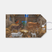 ベビーイエスマンガーホーリーナイトクリスマス出生 ギフトタグ (正面(横))