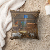 ベビーイエスマンガーホーリーナイトクリスマス出生 クッション (ブランケット)