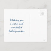 ベビーイエスマンガーホーリーナイトクリスマス出生 シーズンポストカード (裏面)