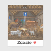 ベビーイエスマンガーホーリーナイトクリスマス出生 シール (シート)