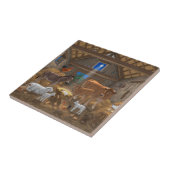 ベビーイエスマンガーホーリーナイトクリスマス出生 タイル (側面)