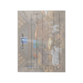 ベビーイエスマンガーホーリーナイトクリスマス出生 ノートパッド (回転)