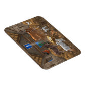 ベビーイエスマンガーホーリーナイトクリスマス出生 マグネット (右側)