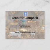 ベビーイエスマンガーホーリーナイトクリスマス出生 名刺 (裏面)