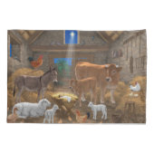 ベビーイエスマンガーホーリーナイトクリスマス出生 枕カバー (裏面)