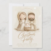 ベビーイエスメリージョセフ聖降誕祭 招待状 (正面)