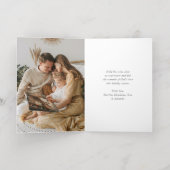 ベビーイエス出生クリスチャン 箔シーズンカード (内側レイダウン)