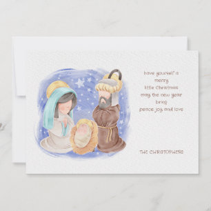 ベビーイエス出生クリスマスカード シーズンカード