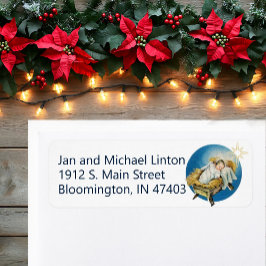 ベビーイエス出生パーソナライズ差出人住所ラボ ラベル