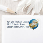 ベビーイエス出生パーソナライズ差出人住所ラボ ラベル (インサイチュ)