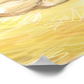 ベビーイエス出生ラブスとロバ ポスター (角)