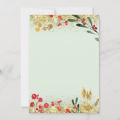 ベビーイエス宗教的ヴィンテージクリスマスカード カード (裏面)