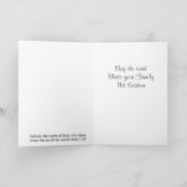 ベビーイエス・キリストおよび聖母マリアのクリスマスカード シーズンカード (内部)