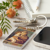 ベビーイエス・キリストが付いているパドゥアのSt Anthony キーホルダー (正面右)