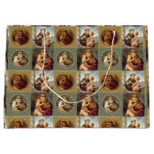 ベビーイエス・キリストが付いているパドゥアのSt Anthony ラージペーパーバッグ (正面)